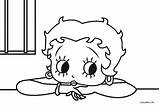 Betty Boop Coloring Pages Face Cool2bkids Printable sketch template