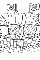 Pirate Ship Coloring Pages Printable Kids Comments Library Clipart Popular Coloringhome sketch template