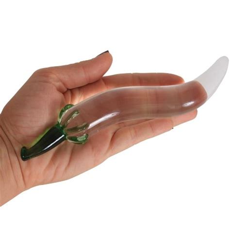 glas glass chili pepper dildo sex toys and adult novelties