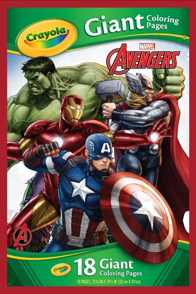 giant coloring pages marvel avengers crayolacomau