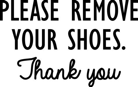 shoes   remove  shoes sign printable leather shoes