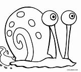 Coloring Pages Spongebob Gary Snail Getcolorings Color sketch template
