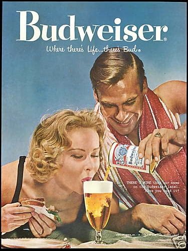This Woman Just Can T Resist Bud Vintage Beer Ads For