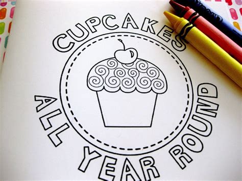 cupcake coloring book
