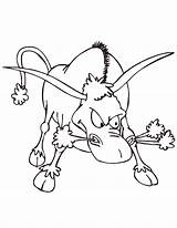 Ferdinand Coloring Pages Bull Charging Color Drawing Movie Colouring Popular Sheets Site Print Coloringhome Library Clipart Coloring2print Line sketch template