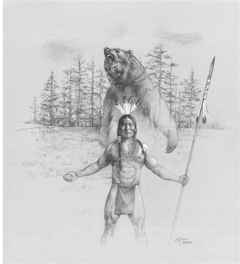 sketches of native american at explore collection