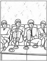 Beatles Ausmalbilder Coloriages Animaatjes sketch template