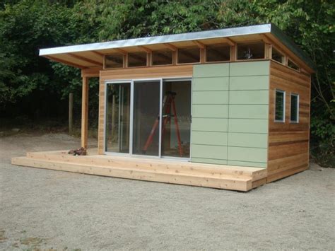 modern shed home office space  frame  day