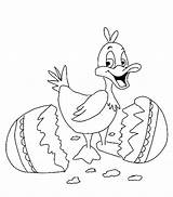 Easter Coloring Duck Pages Printable Egg Happy Cute Decorate Fancy Print sketch template