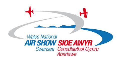 air show logo outlines wales airshow