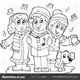 Christmas Clipart Caroling Carols Illustration Visekart Rf Royalty Webstockreview sketch template