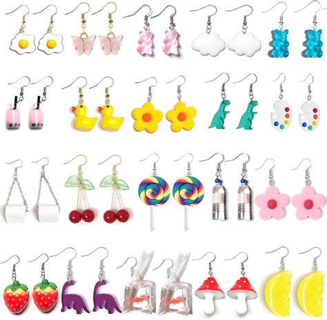weird earrings funny earrings aesthetic indie yk accessories cool fun