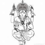 Ganesha Lord Ganesh Xcolorings 158k sketch template