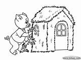 Pig Hay Schweinchen Kleinen Ausmalbilder Disney Dibujar Schweine Puppets Feroz sketch template