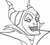 Coloring Maleficent Wecoloringpage Villains sketch template
