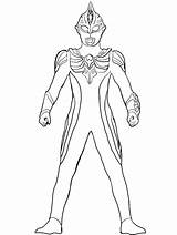 Ultraman Disimpan sketch template