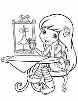 Coloring Pages Tea Iced Strawberry Shortcake Dance Getcolorings Printable Cartoon sketch template