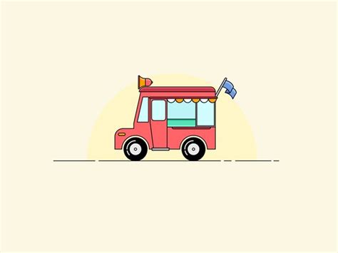 food truck food truck outline illustration food truck design