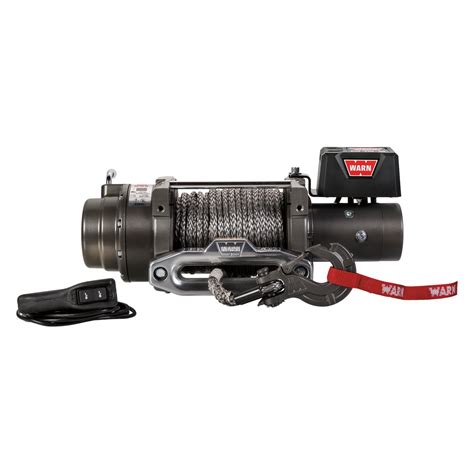 warn   lbs  series electric winch  spydura pro synthetic rope