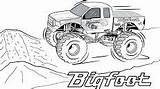 Monster Truck Coloring Pages Mohawk Warrior Traxxas Maxx Wheels Hot Bigfoot Coloringpagesonly Template sketch template