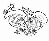 Coloring Fairly Pages Odd Wanda Parents Oddparents Cosmo Cosmos Kids Drawing Getcolorings Grin Big Sun Printable Getdrawings Print Color sketch template