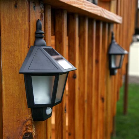 solar light mount lantern solar rechargeable security led lamp outdoor garden landscape path