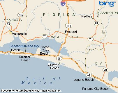 grayton beach florida area map