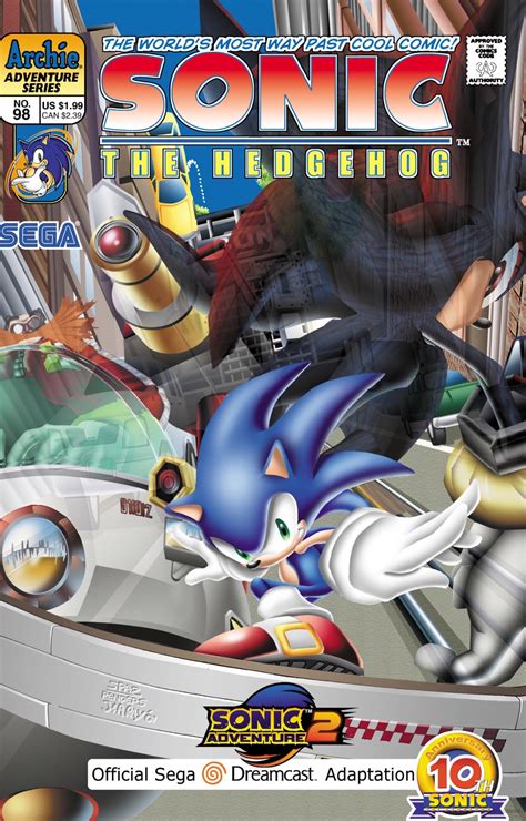 archie sonic the hedgehog issue 98 sonic news network