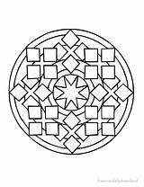 Geometrischen Mustern sketch template