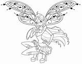 Winx Believix Colorea Pngegg Shines Stella Tecna sketch template