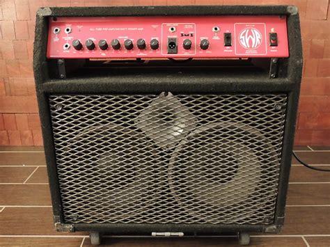 Original Swr Red Head Bass Combo Amp Tube Preamp 240w Solid Reverb