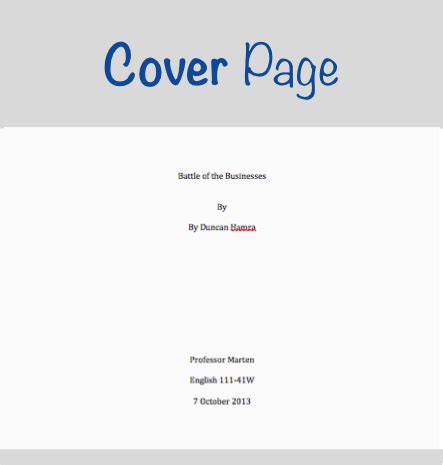 mla format  cover page galeri sampul