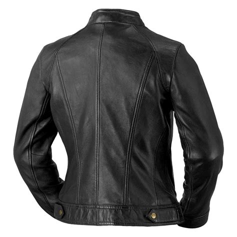 first manufacturing® wbl1025 xxl blk clean ladies moto leather jacket