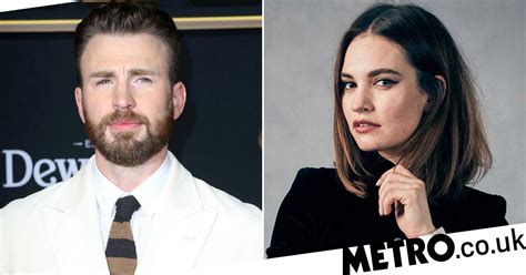 is chris evans married and is he dating lily james