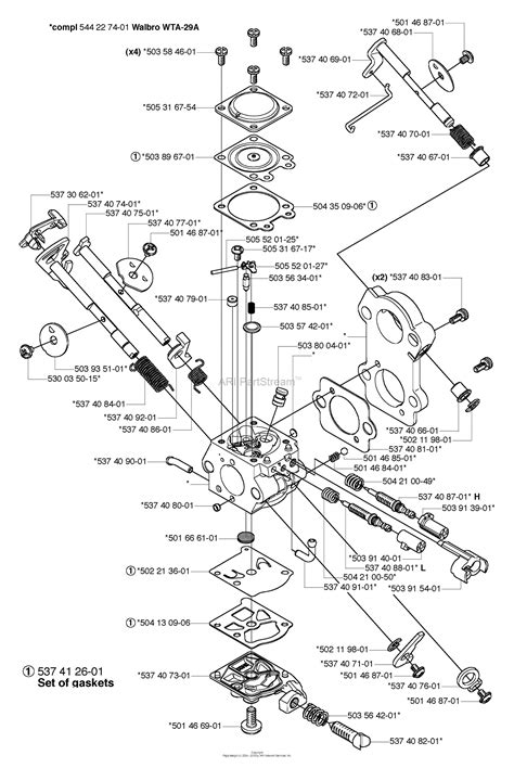husqvarna   rancher   parts diagram  carburetor parts