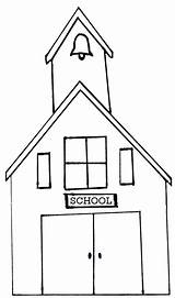 School House Outline Schoolhouse Clip Clipart Wikiclipart sketch template