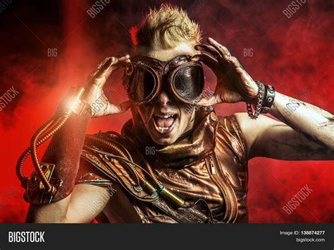 portrait steampunk man image and photo free trial bigstock