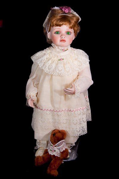 hamilton collection amelia porcelain doll lot