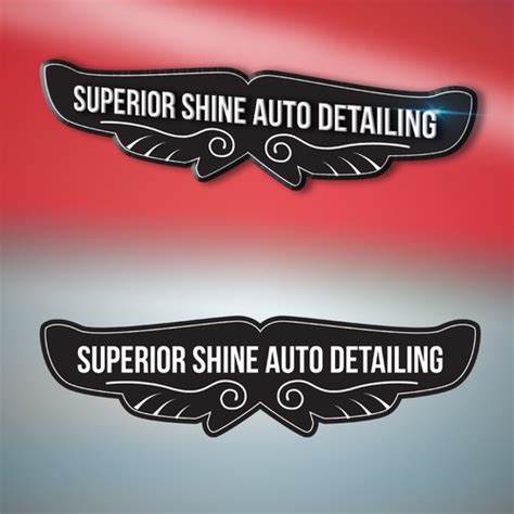 create  stylish  eye catching automotive logo  superior shine auto detailing logo