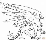 Griffin Grifo Colorare Greif Ausmalen Ausmalbild Disegni Mitologici Pegasus Supercoloring Greifen Malvorlagen Grifone Creature Bambini sketch template