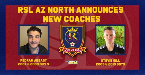 rsl az north announces  coaches
