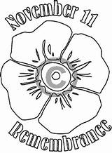 Remembrance Poppy Armistice Anzac Veterans Coloringkids sketch template