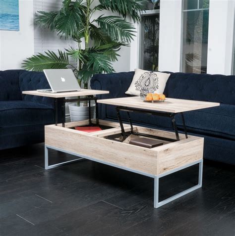 Double Lift Top Coffee Table in Regal Walnut | Roy Home Design