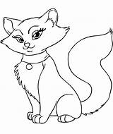 Coloring Kitty Pages Cute Popular Kids sketch template