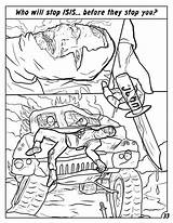 Coloring End Days Isis Comic sketch template