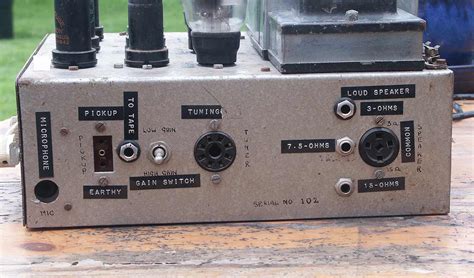 concert master vintage valve amplifier