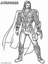 Coloring Pages Thor Para sketch template