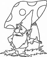 Gnome Gnomes Zwerg Duendes Gnomo Pilz Niedlicher Duende Animados Seta Dwart Dibujoscolorear sketch template