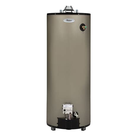 shop whirlpool  gallon  year limited residential tall natural gas water heater  lowescom
