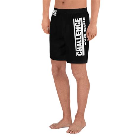 mens personalized shorts  challenge shorts custom etsy uk